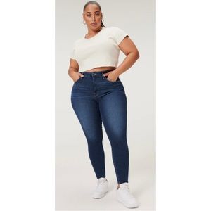 Good American Good Leg Crop Jeans